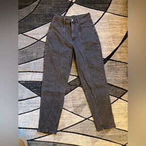 H&M BLACK STRAIGHT JEANS